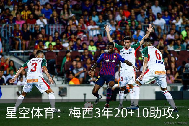 星空体育：梅西3年20+10助攻，前无古人后无来者